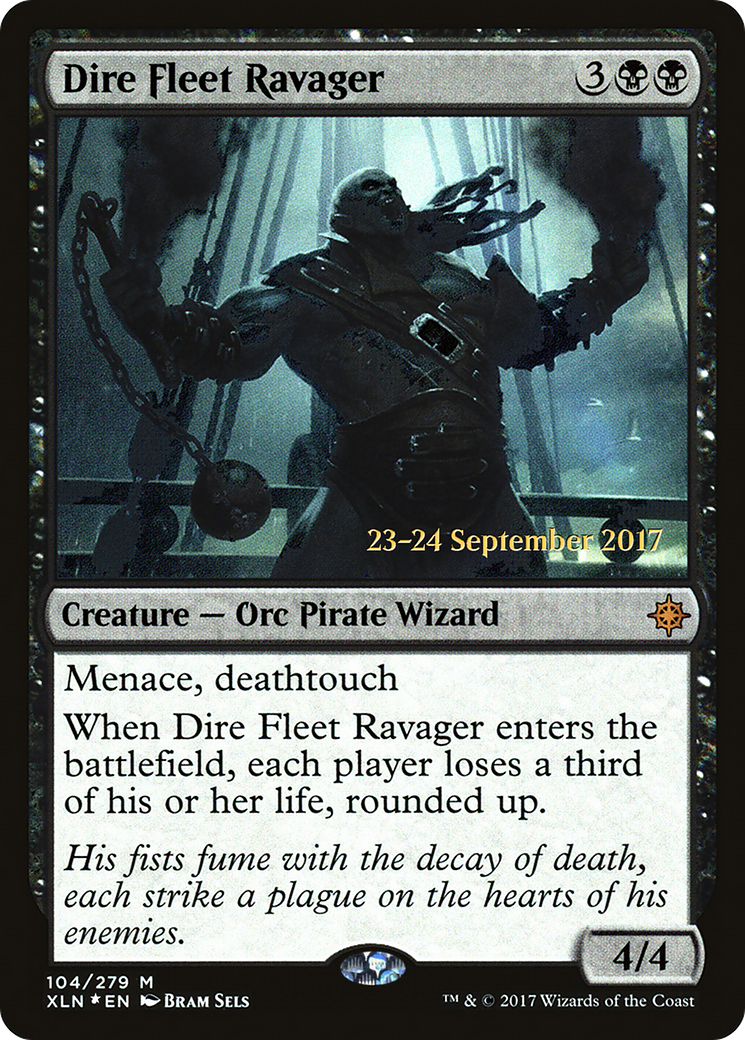 Dire Fleet Ravager (PRE-104S) [Ixalan Promos] Foil