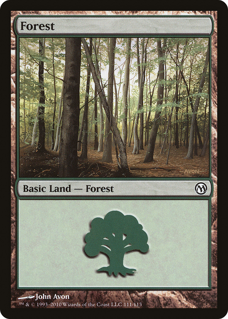 Forest (DPA-111) [Duels of the Planeswalkers]