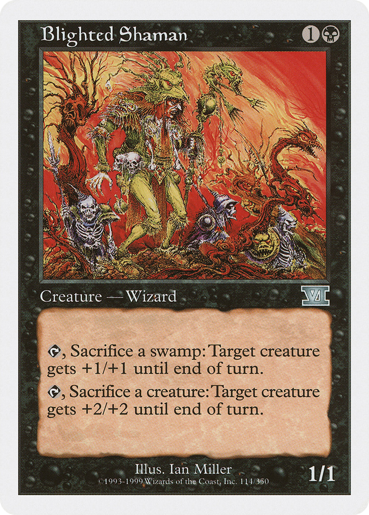 Blighted Shaman (6ED-114) [Classic Sixth Edition]
