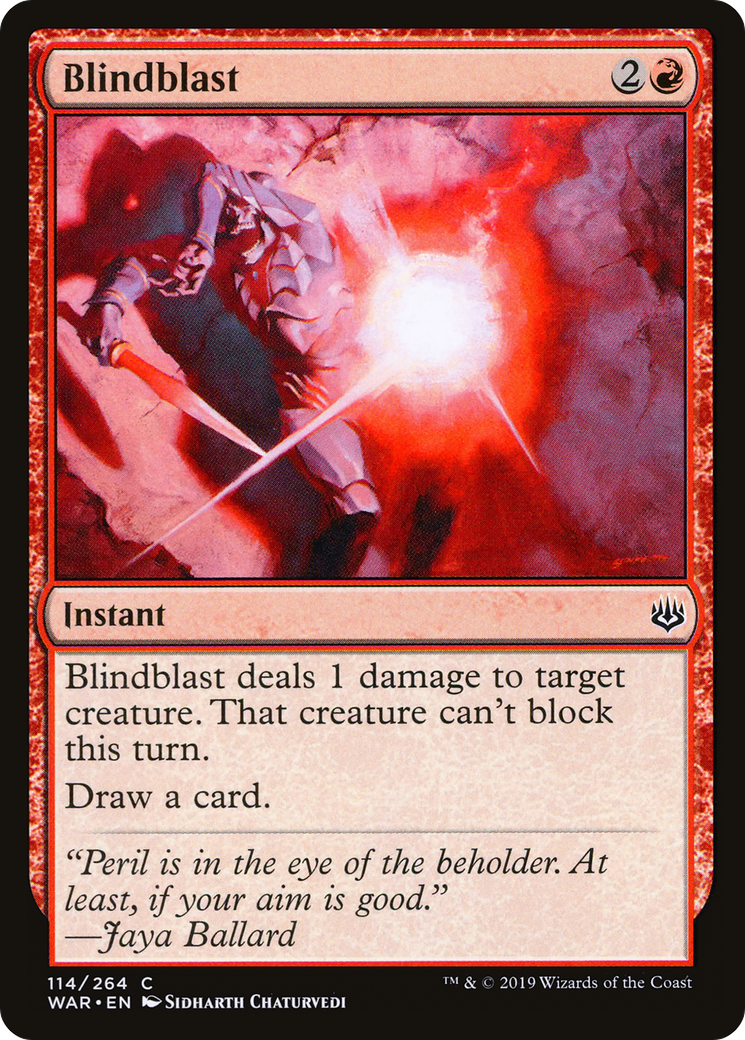 Blindblast (WAR-114) [War of the Spark] Foil