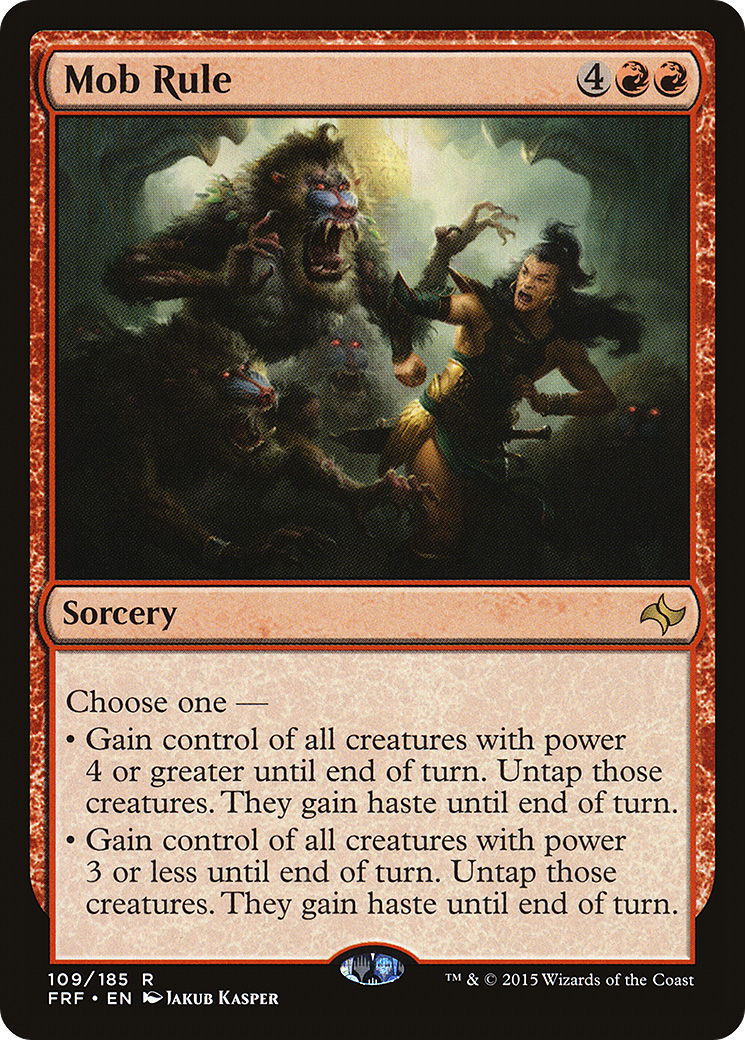Mob Rule (FRF-109) [Fate Reforged] Foil