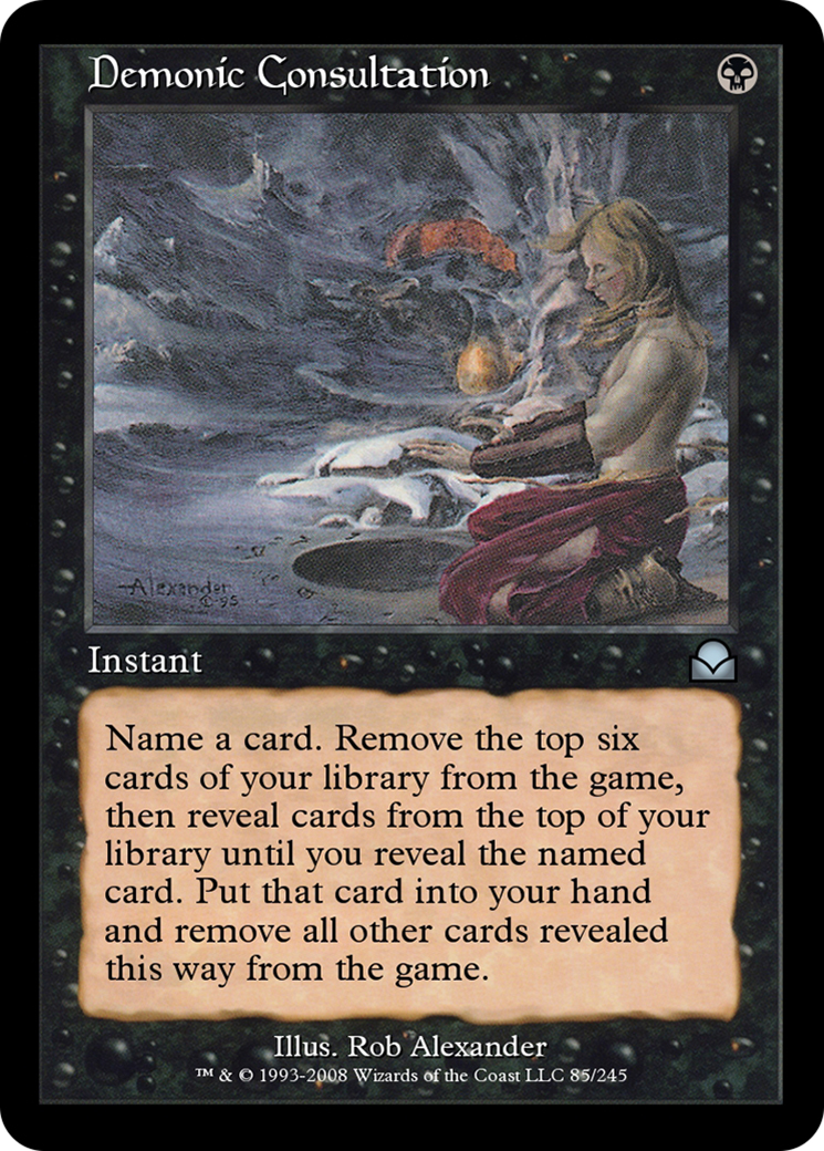 Demonic Consultation (ME2-085) [Masters Edition II]