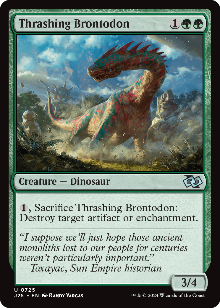 Thrashing Brontodon (J25-725) [Foundations Jumpstart]