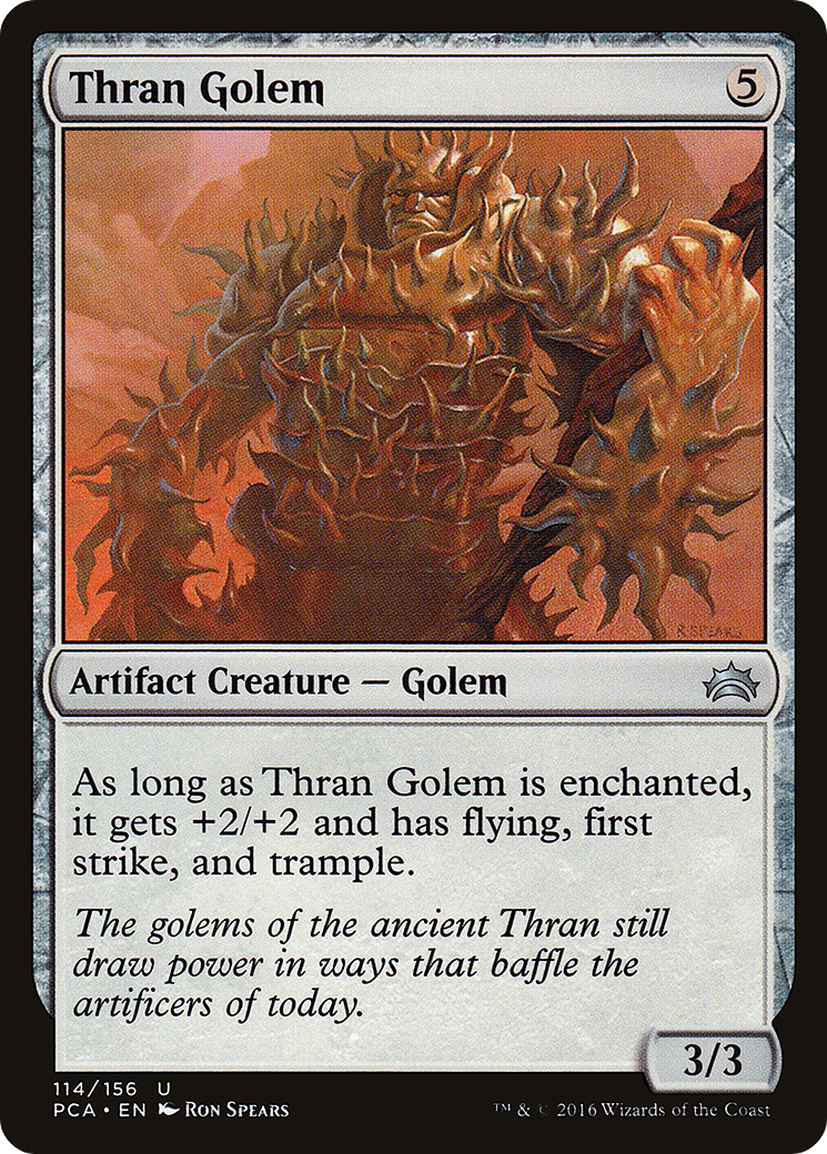 Thran Golem (PCA-114) [Planechase Anthology]
