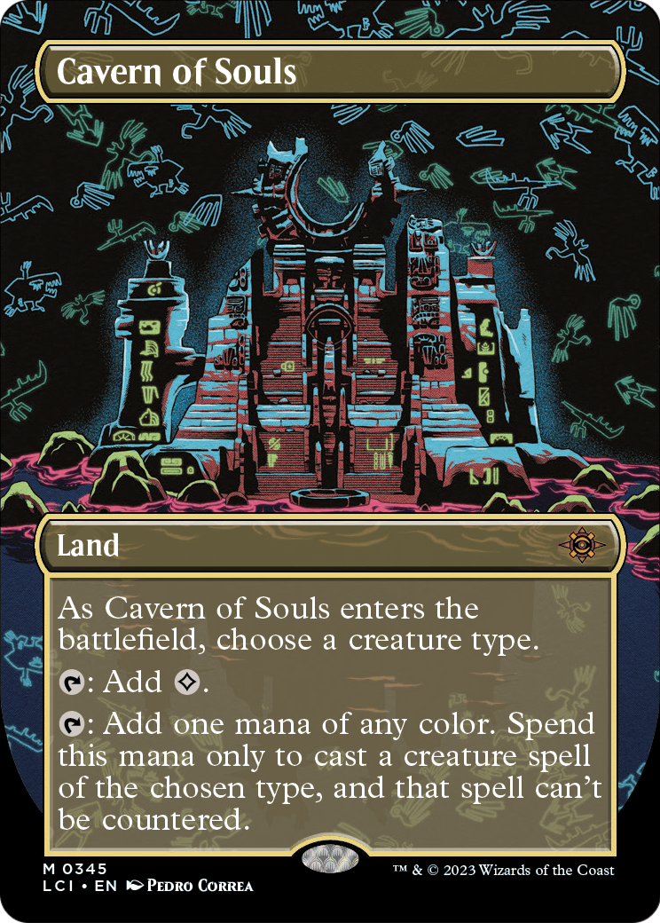 Cavern of Souls (LCI-345) (Borderless) [The Lost Caverns of Ixalan] Foil