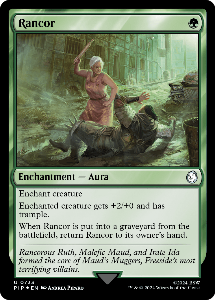 Rancor (Surge Foil) (PIP-733) [Fallout] Foil