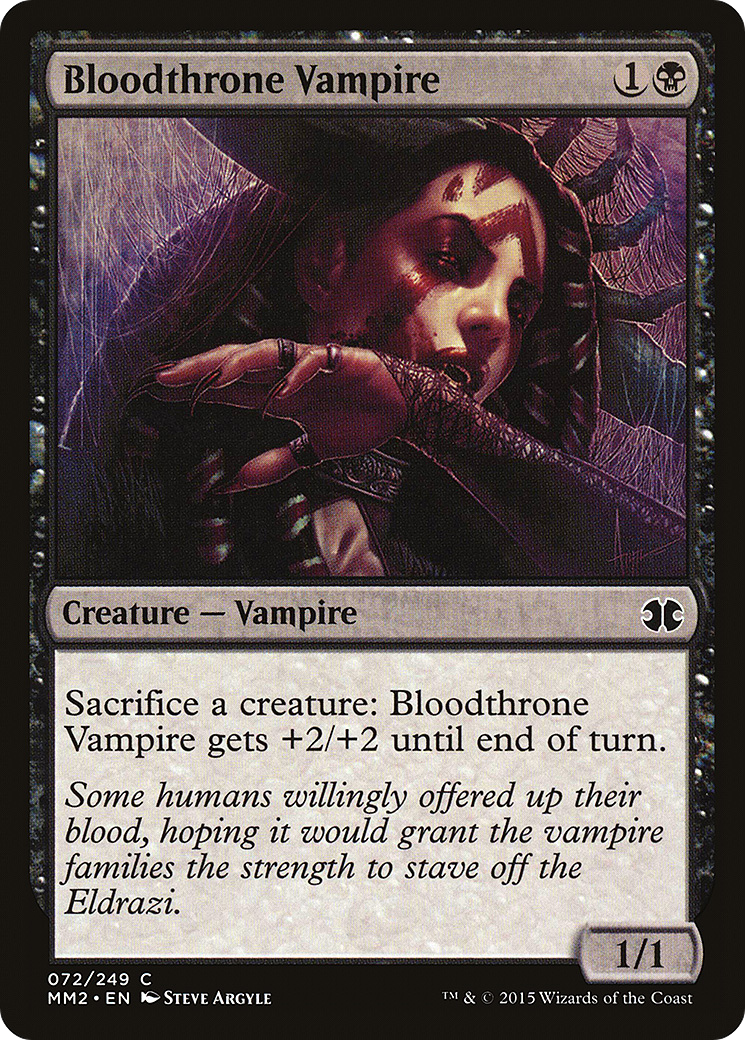Bloodthrone Vampire (MM2-072) [Modern Masters 2015] Foil