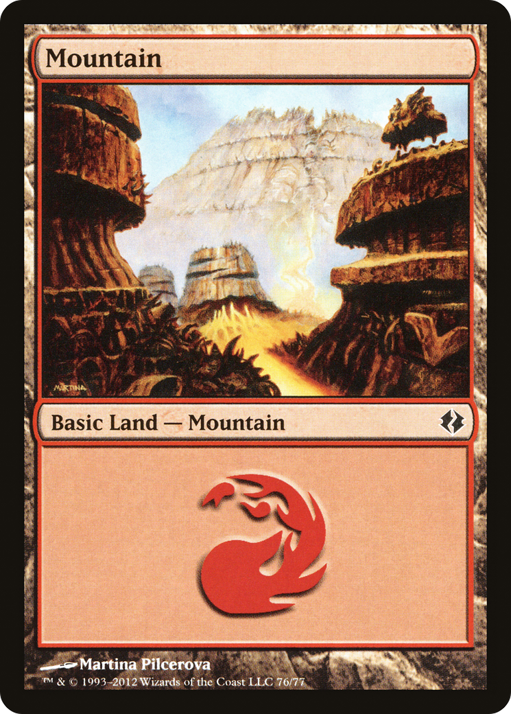 Mountain (DDI-076) [Duel Decks: Venser vs. Koth]