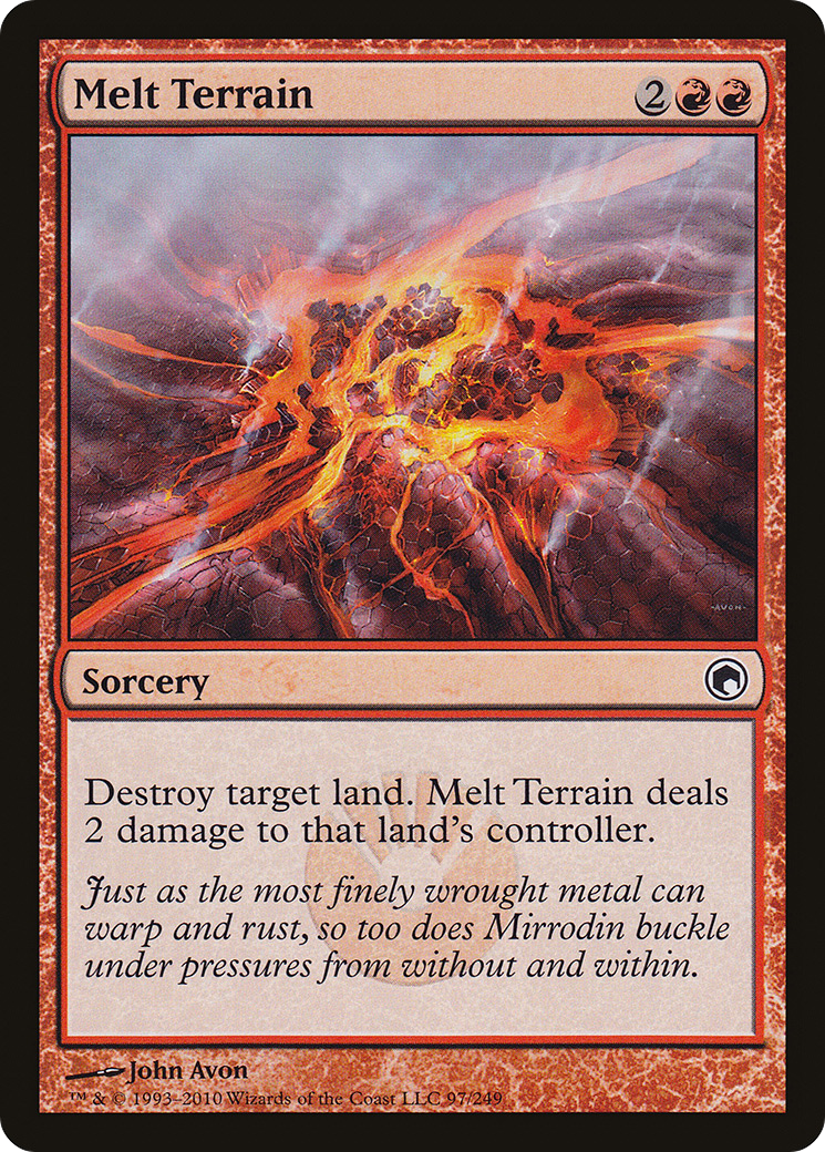 Melt Terrain (SOM-097) [Scars of Mirrodin] Foil