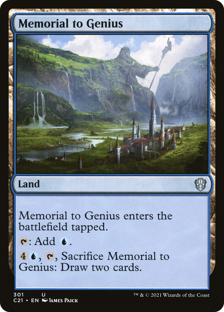 Memorial to Genius (C21-301) [Commander 2021]