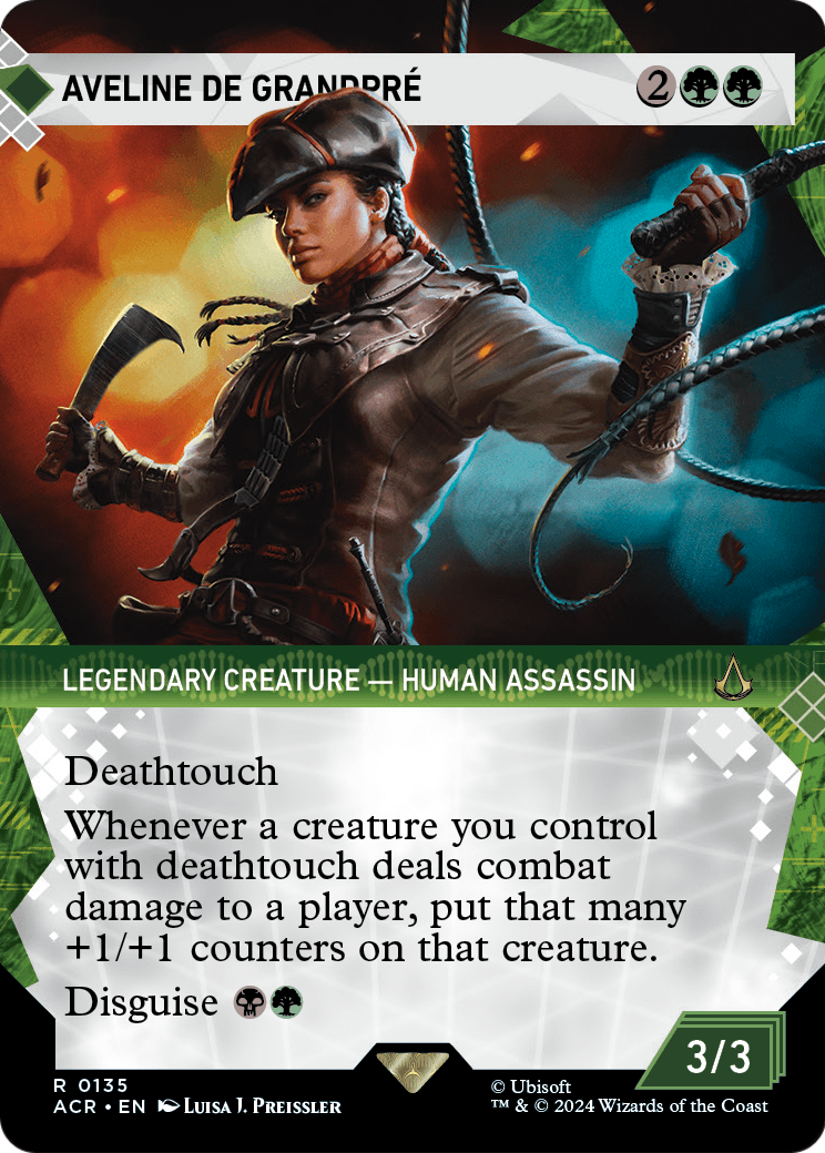 Aveline de Grandpre (Showcase) (ACR-135) (Borderless) [Assassin's Creed] Foil