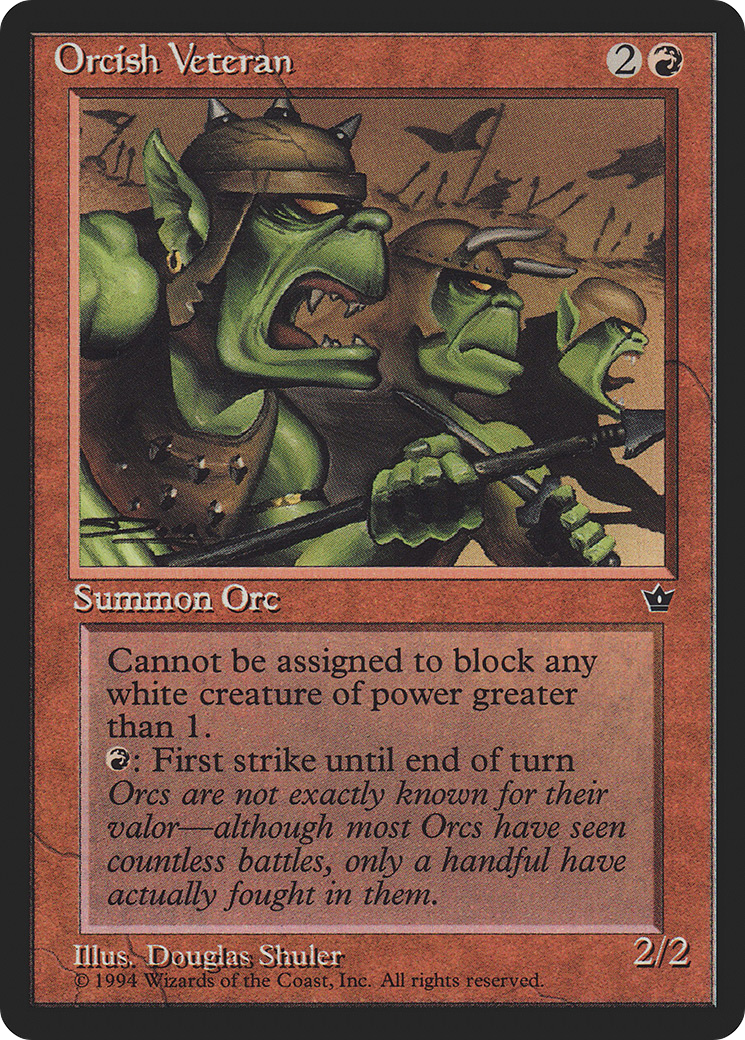 Orcish Veteran [Fallen Empires]
