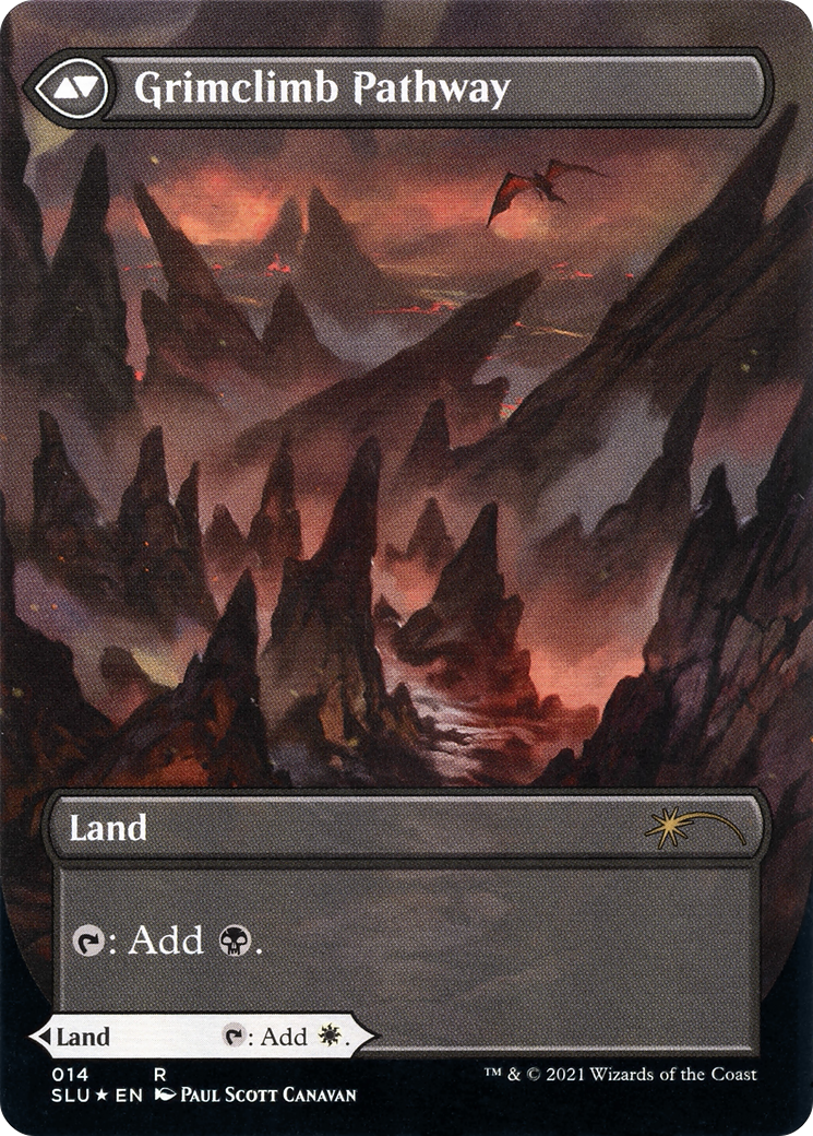 Brightclimb Pathway (Borderless) (SLU-014) (Showcase) (Borderless) [Secret Lair: Ultimate Edition] Foil