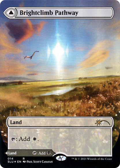Brightclimb Pathway (Borderless) (SLU-014) (Showcase) (Borderless) [Secret Lair: Ultimate Edition] Foil