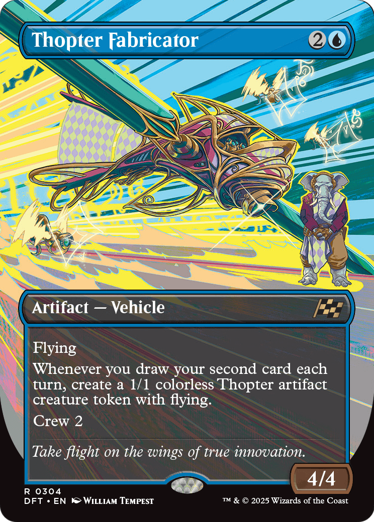 Thopter Fabricator (Borderless) (DFT-304) [Aetherdrift]