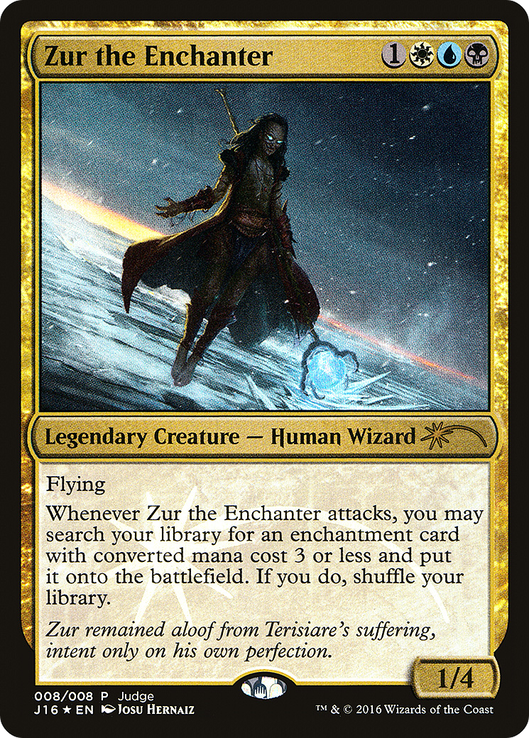 Zur the Enchanter (JDG-008) [Judge Gift Cards 2016] Foil