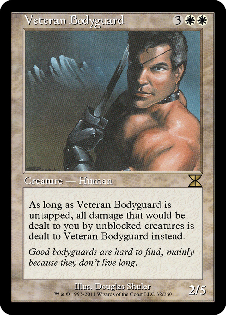 Veteran Bodyguard (ME4-032) [Masters Edition IV] Foil