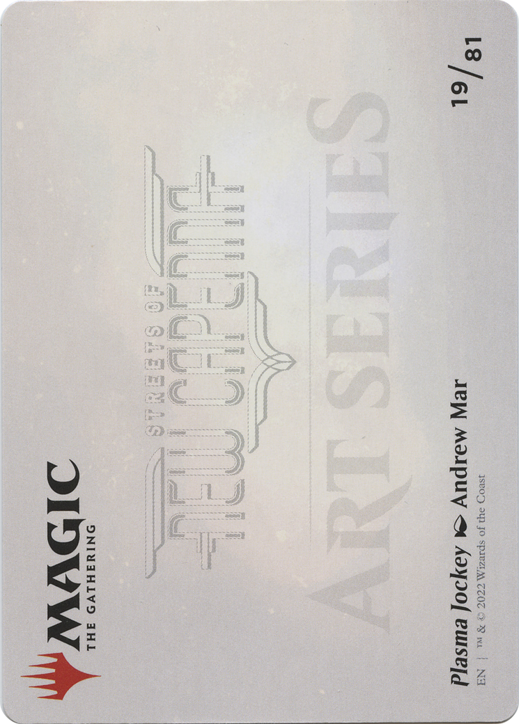 Plasma Jockey // Plasma Jockey (ASNC-019) (Borderless) [New Capenna Art Series] Foil