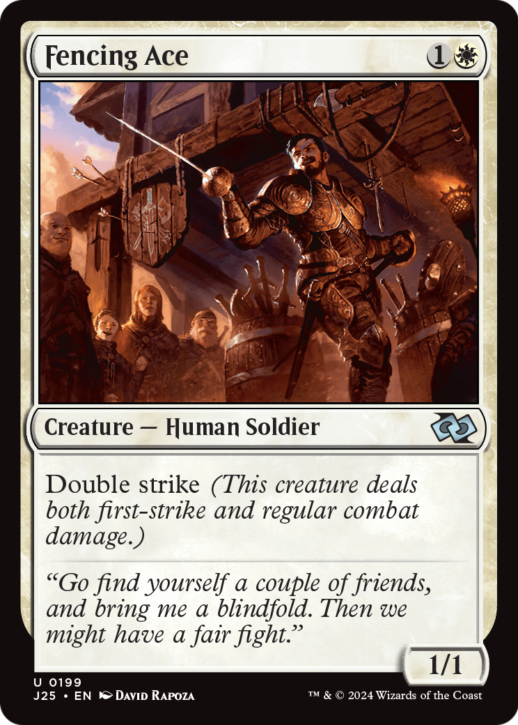 Fencing Ace (J25-199) [Foundations Jumpstart]