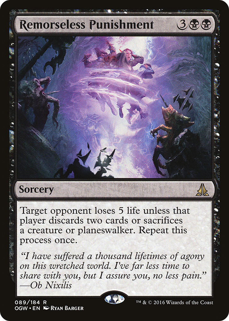 Remorseless Punishment (OGW-089) [Oath of the Gatewatch] Foil