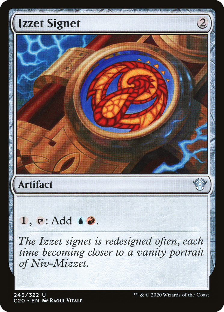 Izzet Signet (C20-243) [Commander 2020]