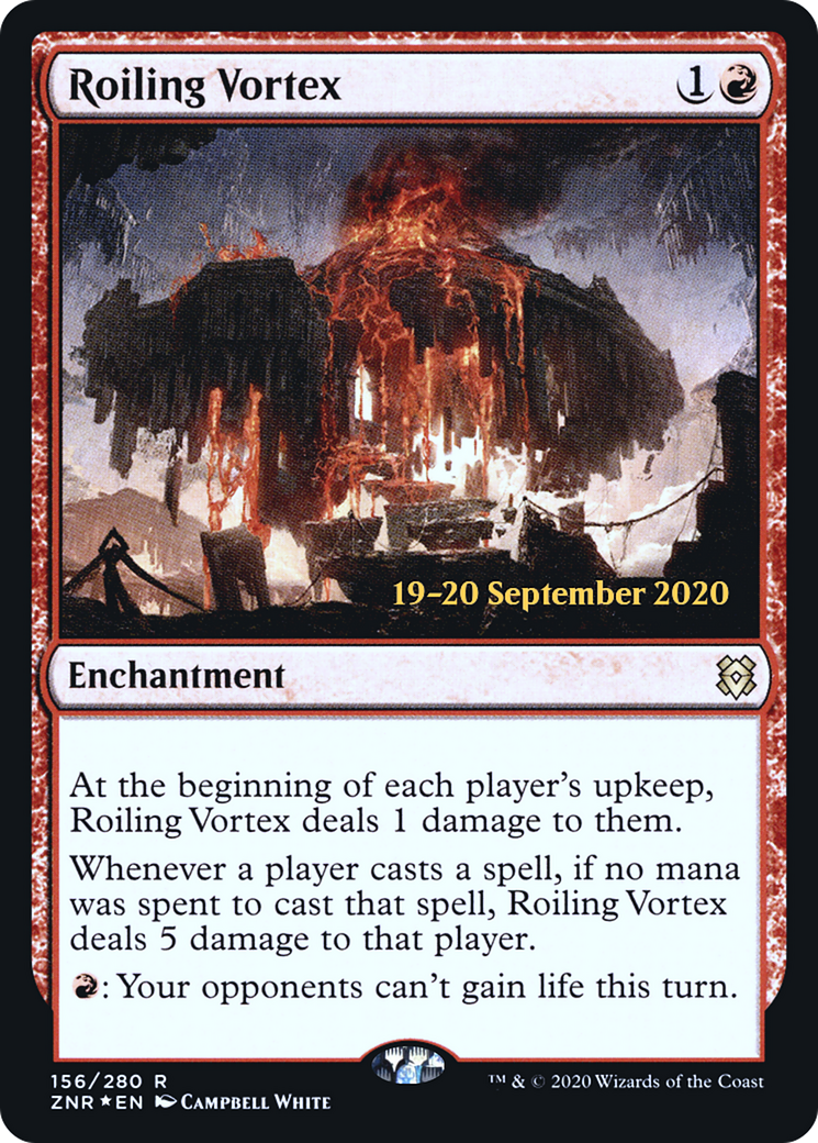 Roiling Vortex (PRE-156S) [Zendikar Rising Promos] Foil