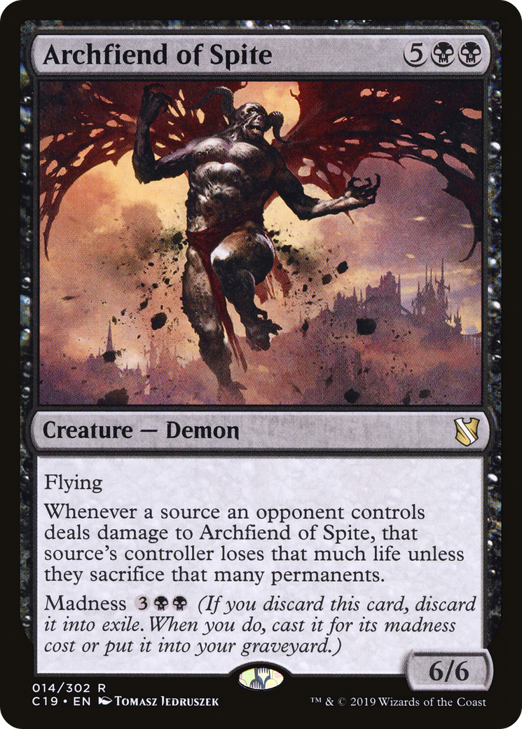 Archfiend of Spite (C19-014) [Commander 2019]