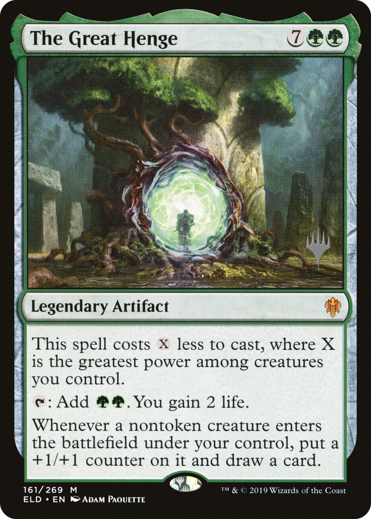 The Great Henge (PPELD-161) [Promo Pack: Throne of Eldraine Promos] Foil