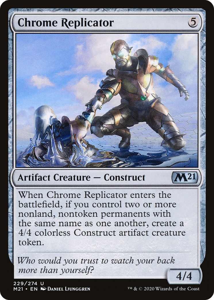 Chrome Replicator (M21-229) [Core Set 2021] Foil