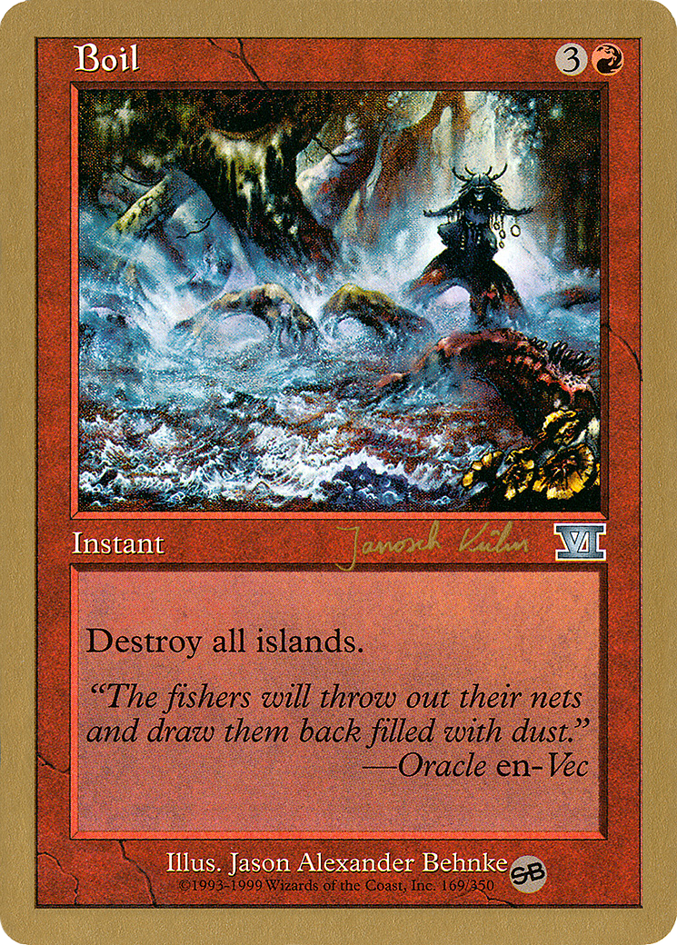 Boil - 2000 Janosch Kuhn (6ED) (SB) [World Championship Decks 2000]