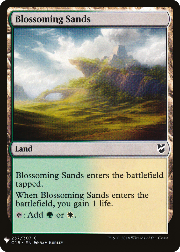 Blossoming Sands (LIST-C18-237) [The List]