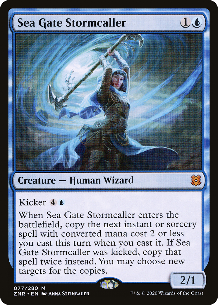 Sea Gate Stormcaller (ZNR-077) [Zendikar Rising] Foil
