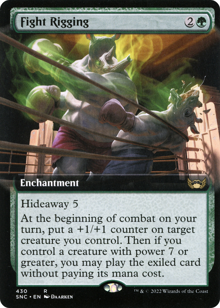 Fight Rigging (Extended Art) (SNC-430) [Streets of New Capenna] Foil