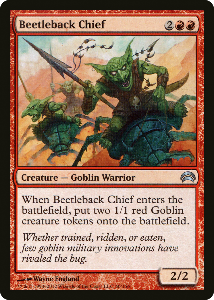 Beetleback Chief (PC2-040) [Planechase 2012] Foil