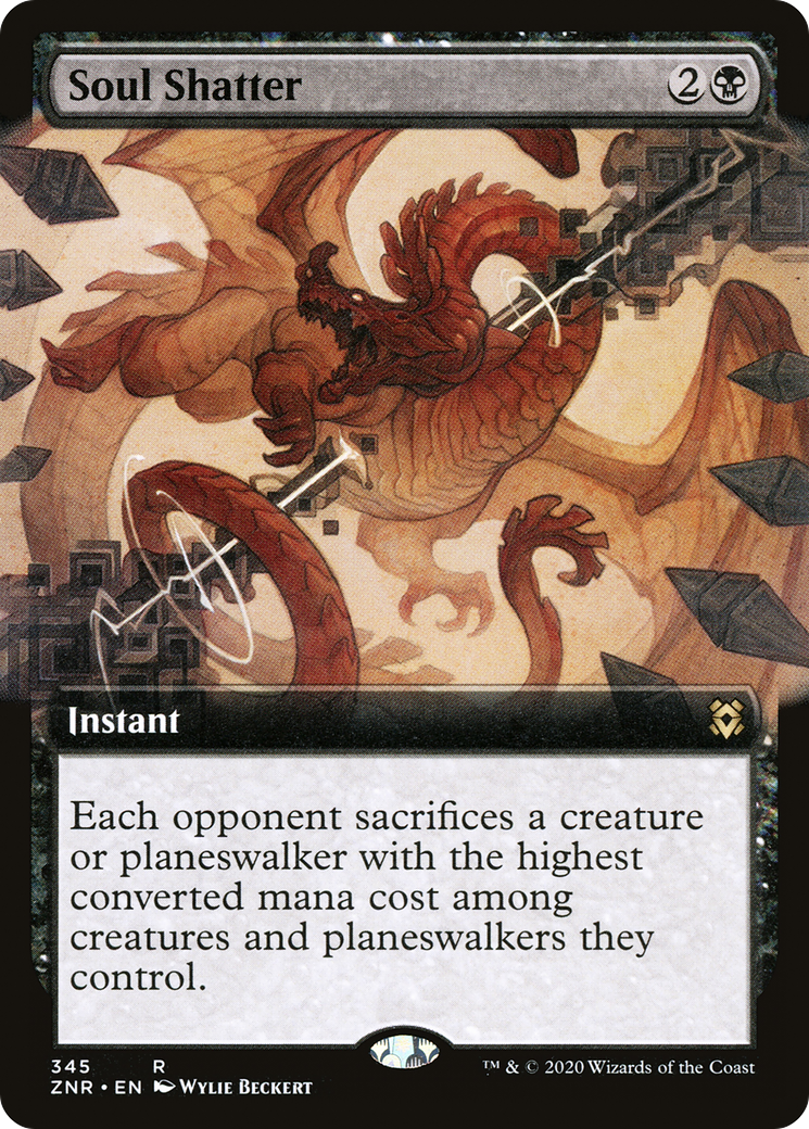 Soul Shatter (Extended Art) (ZNR-345) [Zendikar Rising]
