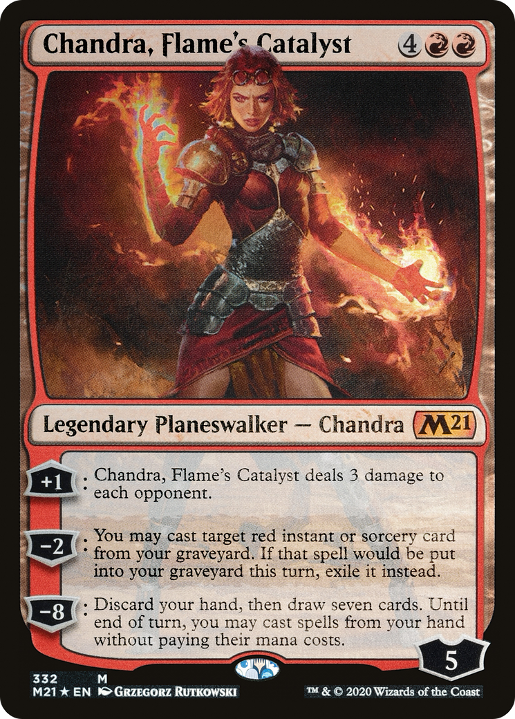 Chandra, Flame's Catalyst (M21-332) [Core Set 2021] Foil