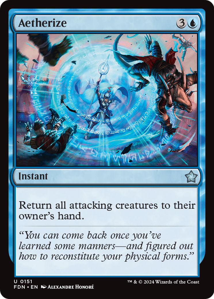 Aetherize (FDN-151) [Foundations] Foil