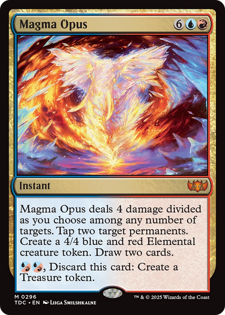 Magma Opus (TDC-296) [Commander: Tarkir: Dragonstorm]