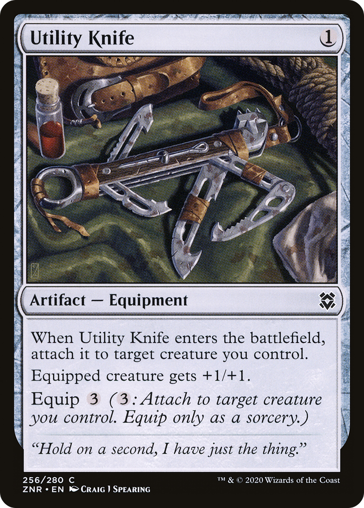 Utility Knife (ZNR-256) [Zendikar Rising]