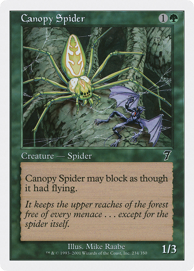 Canopy Spider (7ED-234) [7th Edition] Foil