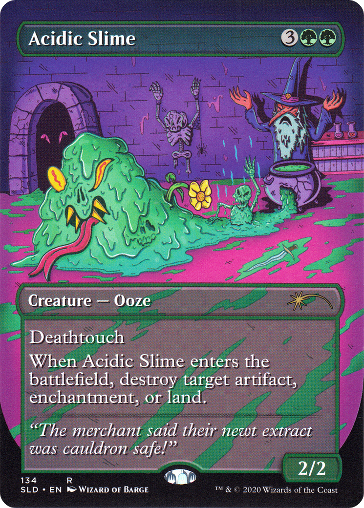 Acidic Slime (SLD-134) (Borderless) [Secret Lair Drop]