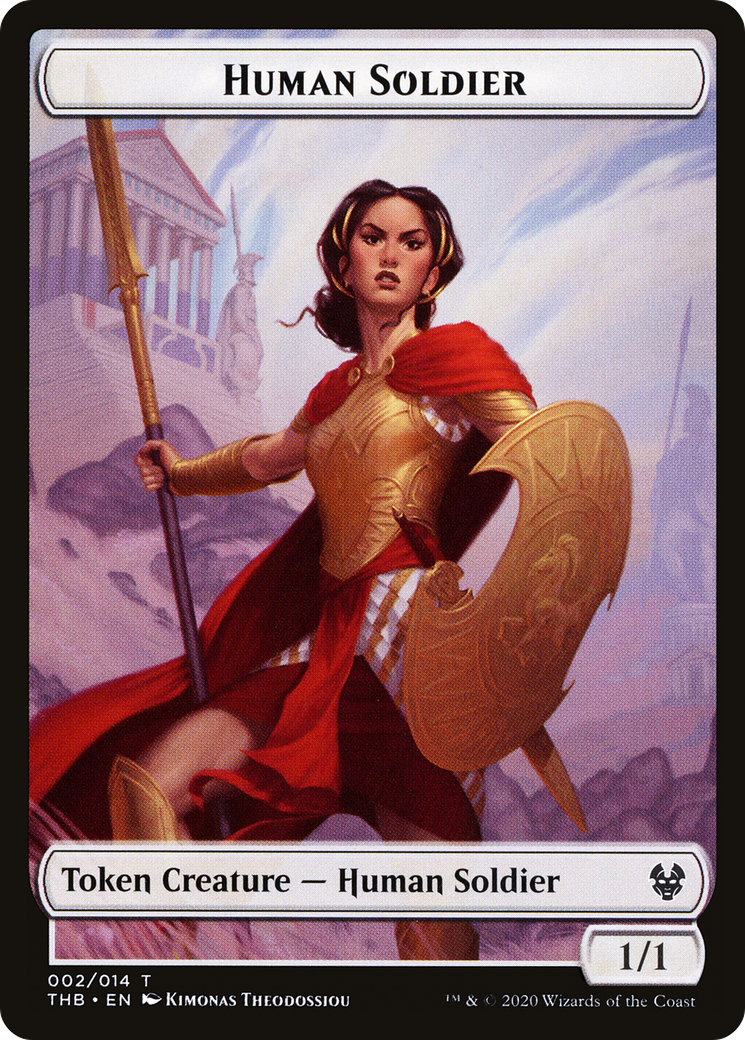 Human Soldier Token (THB-002) [Theros Beyond Death Tokens]