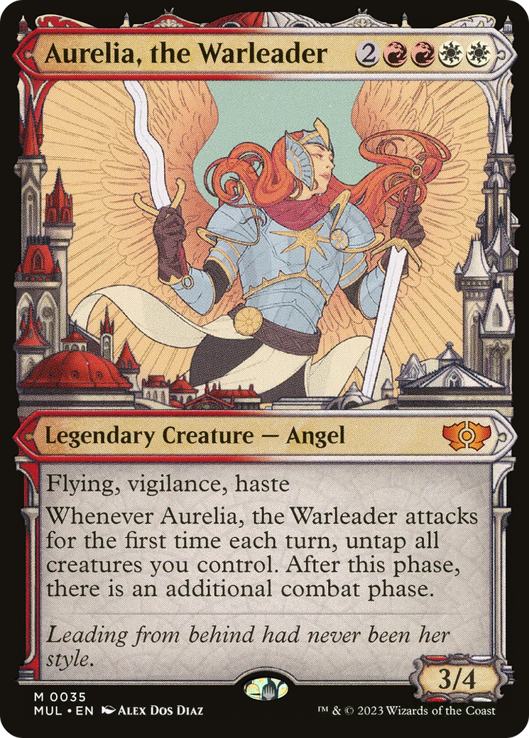 Aurelia, the Warleader (MUL-035) (Showcase) [Multiverse Legends]