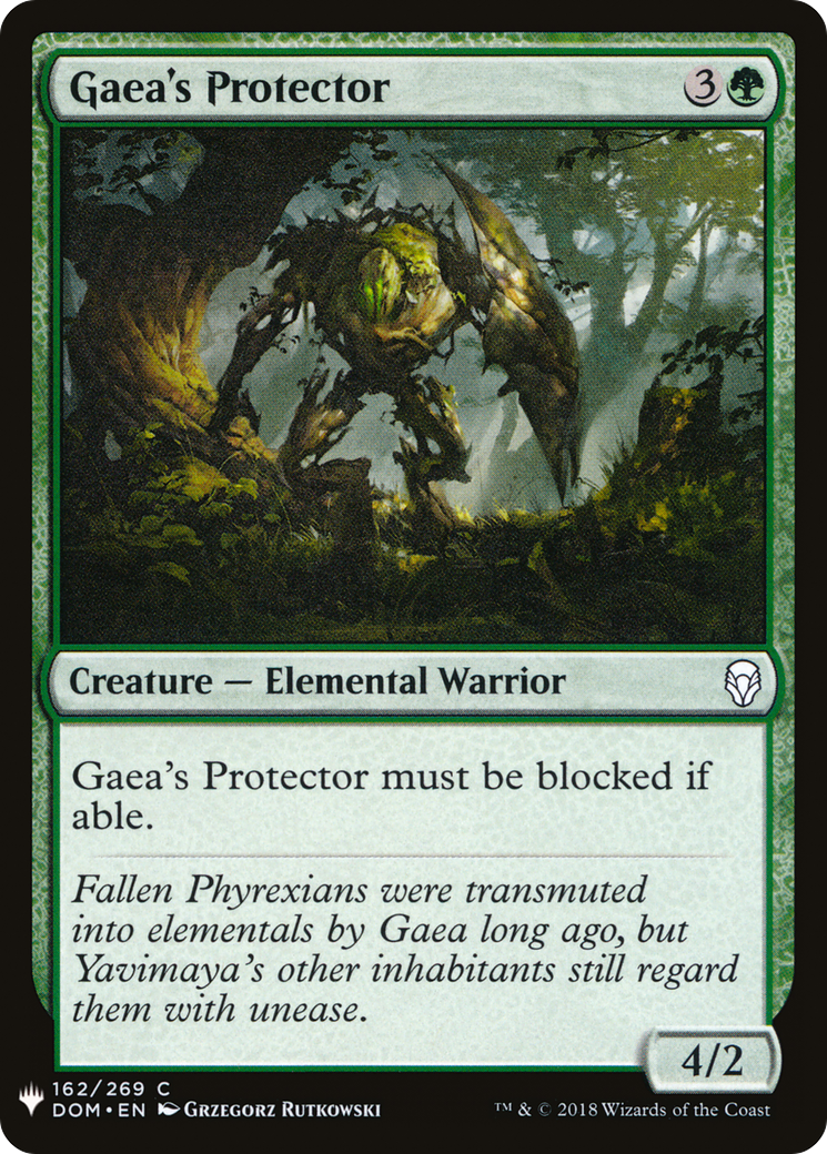 Gaea's Protector (LIST-DOM-162) [The List]