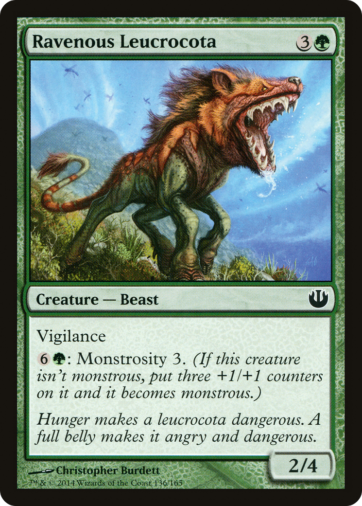 Ravenous Leucrocota (JOU-136) [Journey into Nyx]