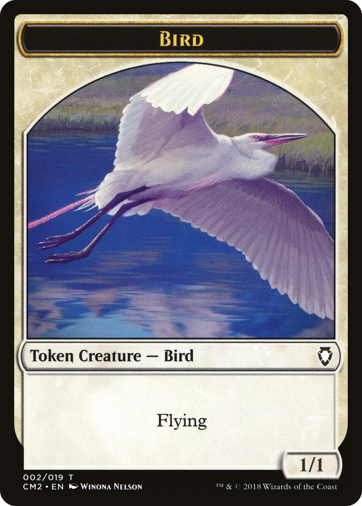 Bird Token (CM2-002) [Commander Anthology Volume II Tokens]