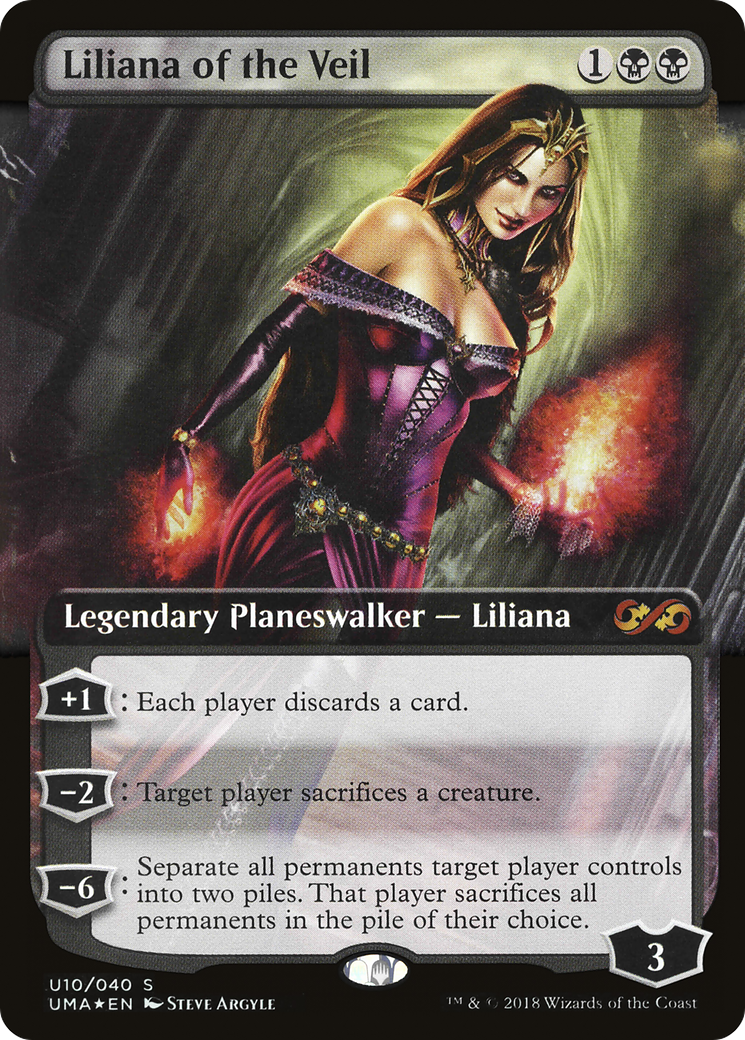Liliana of the Veil (UMA:BT-U10) (Extended Art) [Ultimate Box Topper] Foil
