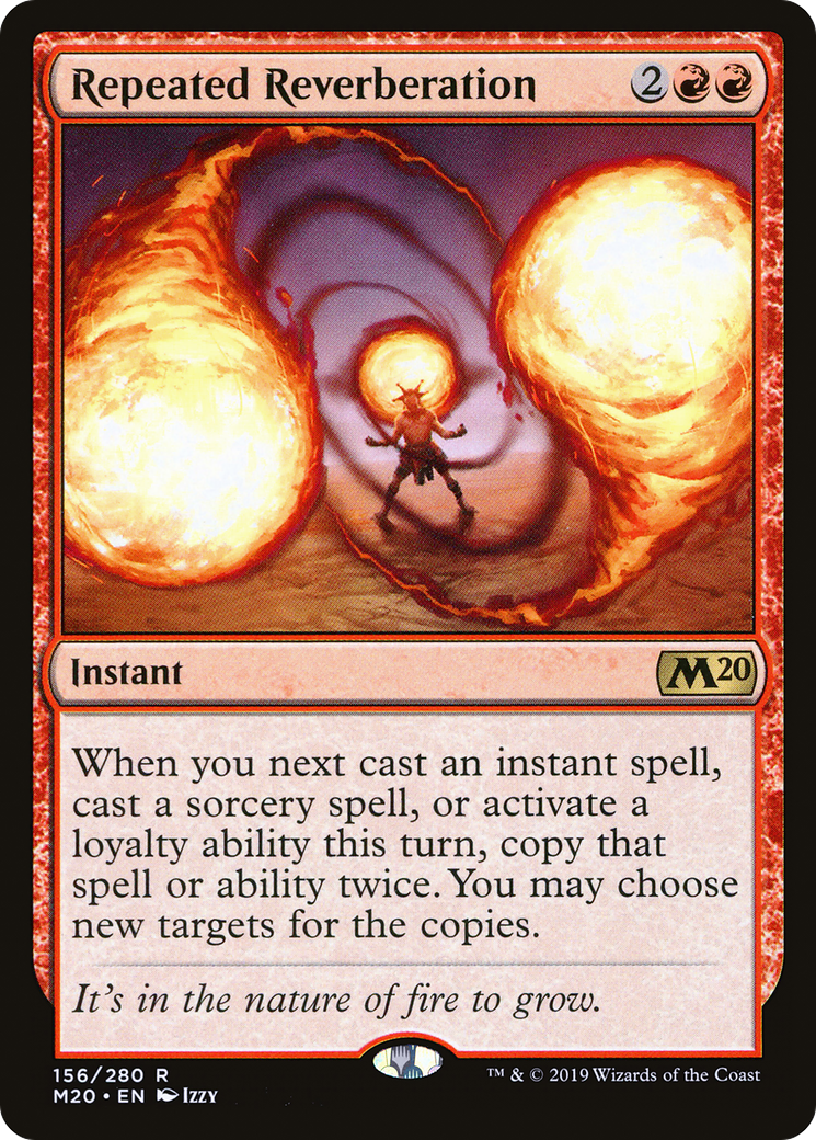 Repeated Reverberation (M20-156) [Core Set 2020] Foil
