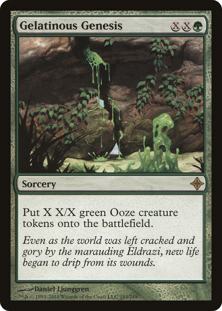Gelatinous Genesis (ROE-183) [Rise of the Eldrazi] Foil