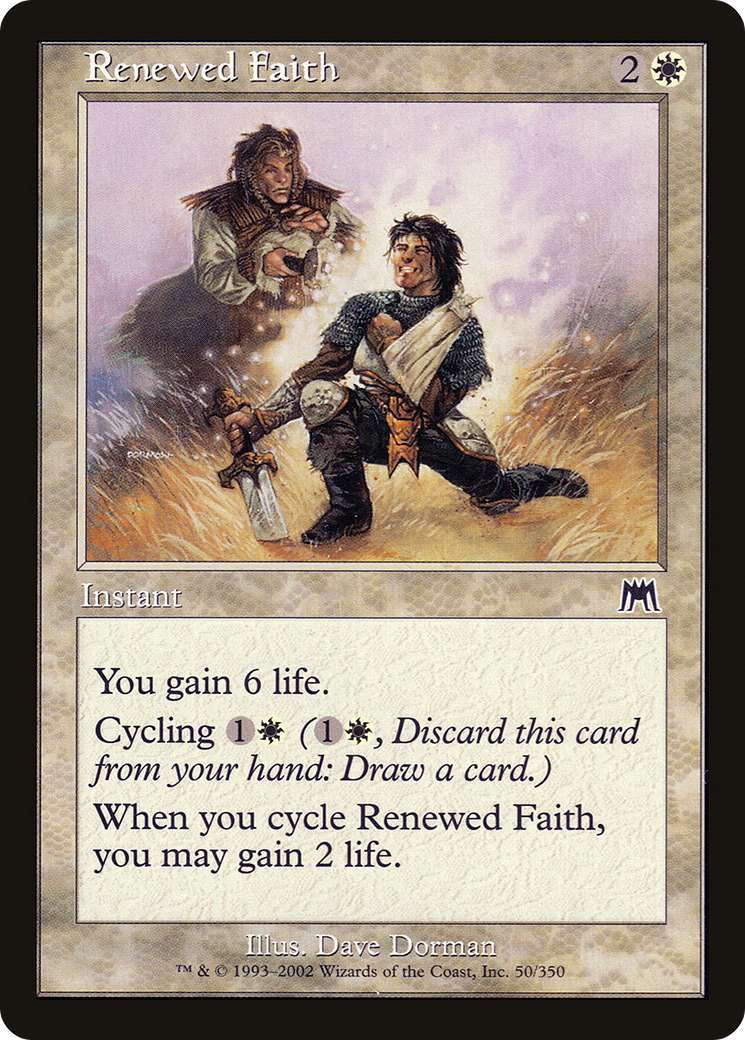 Renewed Faith (ONS-050) [Onslaught] Foil